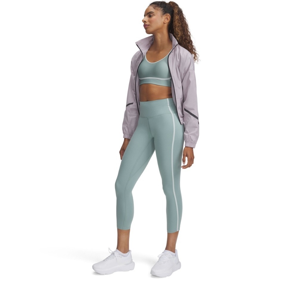 🆕 NWT $110 UNDER ARMOUR Women's Meridian PIPED Ankle Leggings - Picture 2 of 6